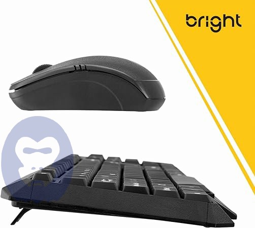 Bright, 55, Combo Teclado e Mouse Sem Fio...