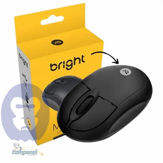 Mouse Usb Simples Óptico Com Fio Pc Noteb...