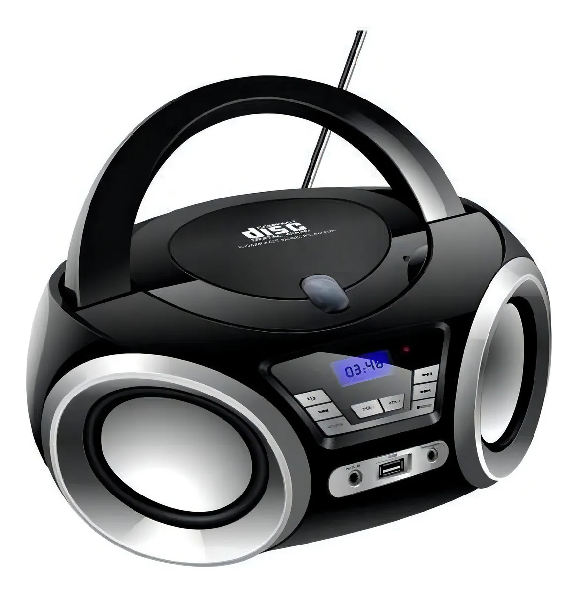 Radio toca CD MEGASTAR MP1842BTB