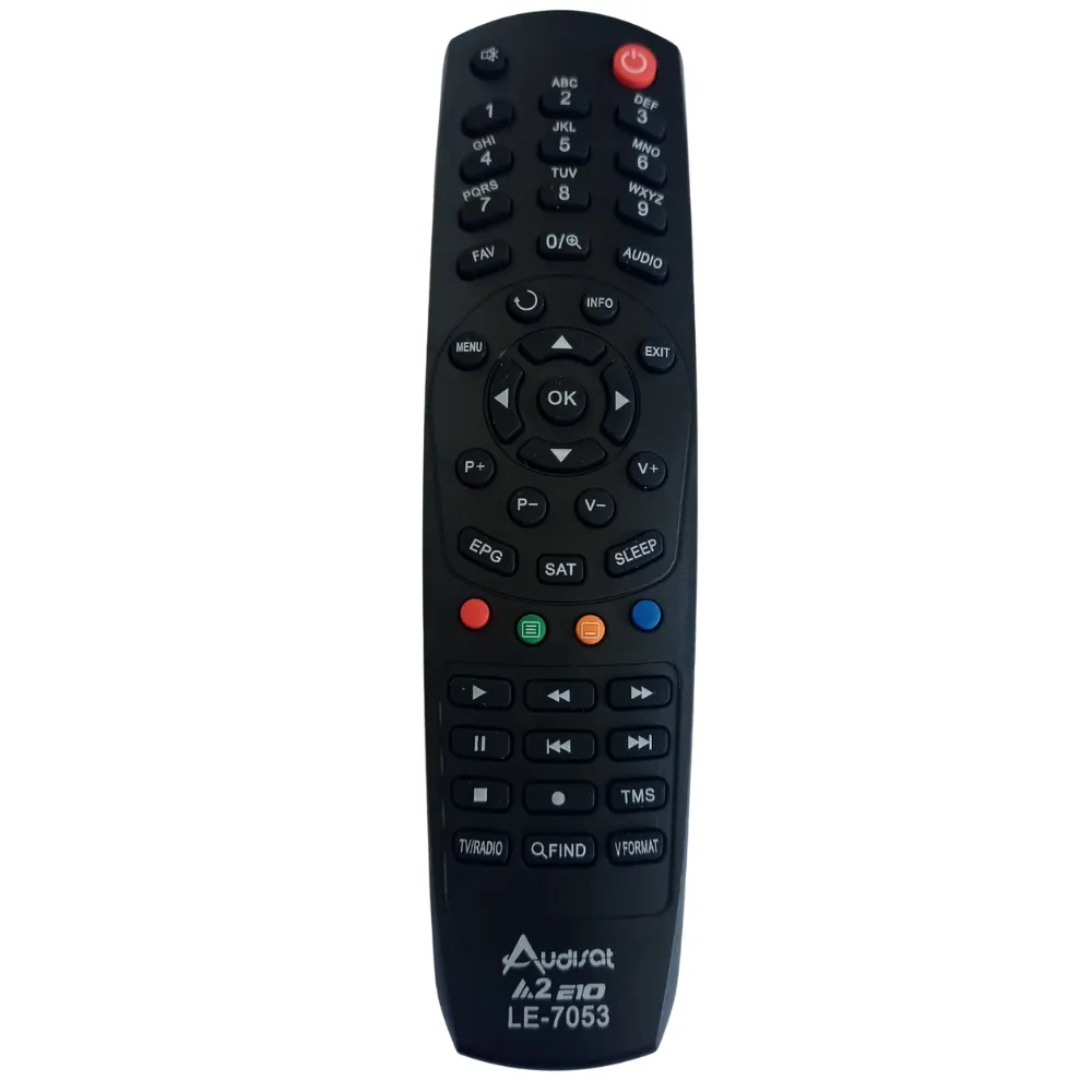 Controle Remoto Receptor Audisat 2 E10 Le...