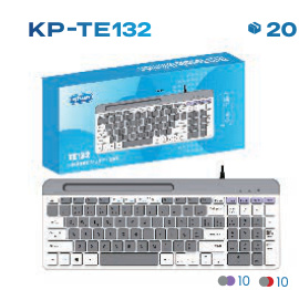 Teclado Multimídia USB Knup KP-TE132