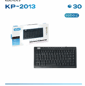Mini Teclado USB Knup KP-2013 Slim com At...