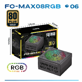 Fonte ATX 750W Revenger FO-MAX08RGB 80 Pl...