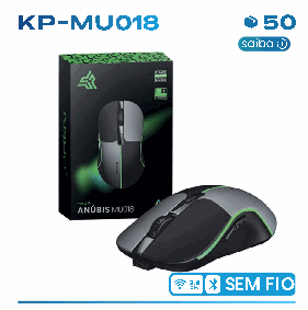 Mouse Gamer sem Fio Knup KP-MU018 Blueto ...