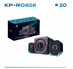 Caixa de Som Multimídia Knup KP-RO828 LE ...