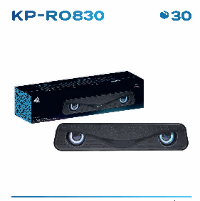 Caixa de Som Multimídia Knup KP-RO830 6W ...
