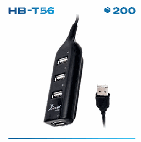 Hub USB Knup HB-T56 4 Portas USB 2.0