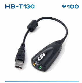 Adaptador de Áudio USB Knup HB-T130 Plac ...