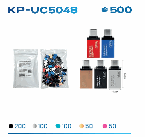 Adaptador USB para USB-C Knup KP-UC5048