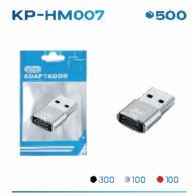 Adaptador Knup KP-HM007 USB-A Macho para ...