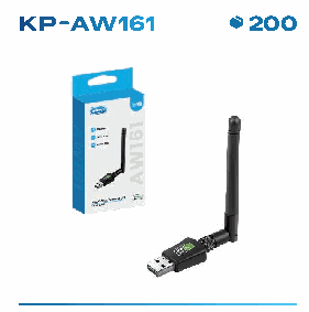 Adaptador Wi-Fi USB Knup KP-AW161 Dual Ba...
