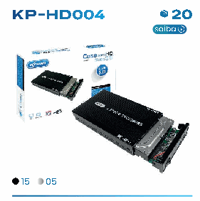 Case para HD SATA 3,5 Knup KP-HD004 USB 3.0