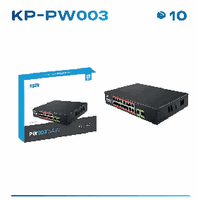 Switch PoE Knup KP-PW003 16 Portas 10/100...
