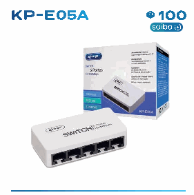 Switch Knup KP-E05A 5 Portas 10/100Mbps