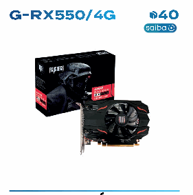 Placa de Vídeo Revenger RX550 4GB GDDR5