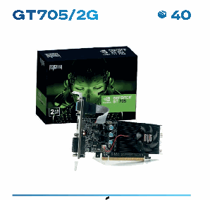 Placa de Vídeo Revenger GeForce GT705 2GB...