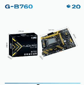 Placa-Mãe Revenger G-B760 LGA1700 DDR4 M.2
