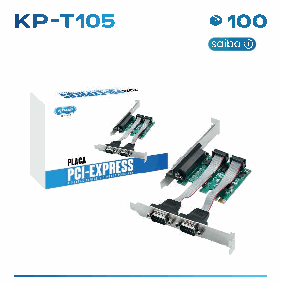 Placa PCI Express Knup KP-T105 com 2 Port...