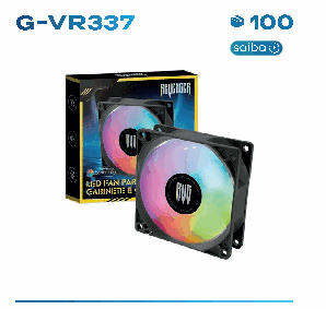 Fan para Gabinete Revenger G-VR337 80mm LED